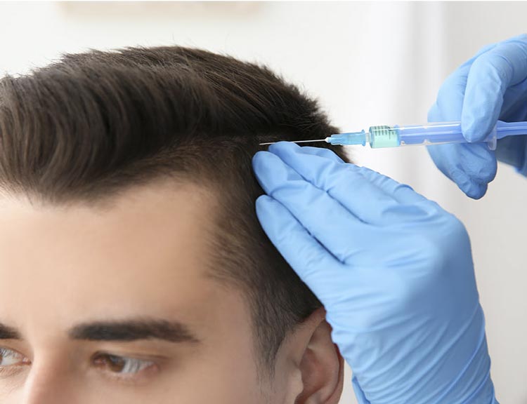 This image is about mesotherapy for hair