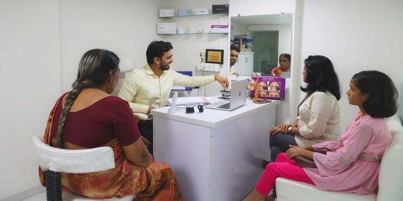 This Image tells us about Dr Bhushan Bawankar with customers